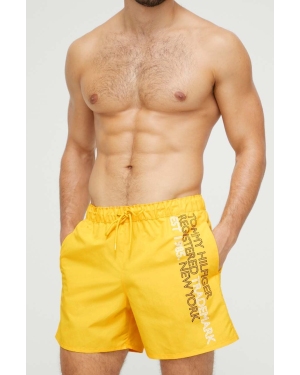 Tommy Hilfiger szorty kąpielowe kolor żółty