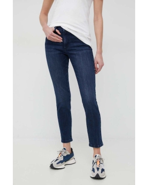 Sisley jeansy damskie high waist