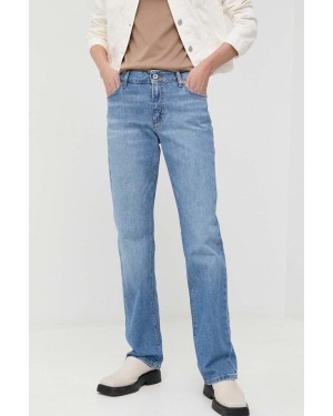 Mustang jeansy Style Crosby Relaxed Straight damskie medium waist