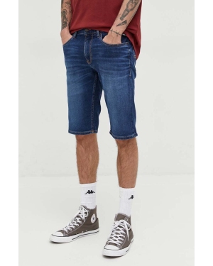 Tommy Jeans szorty jeansowe męskie kolor granatowy
