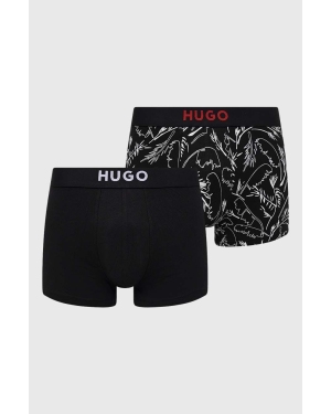 HUGO bokserki 2-pack męskie kolor czarny