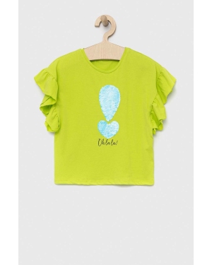 Birba&Trybeyond t-shirt dziecięcy kolor zielony