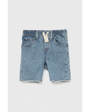 GAP szorty jeansowe dziecięce kolor niebieski gładkie regulowana talia