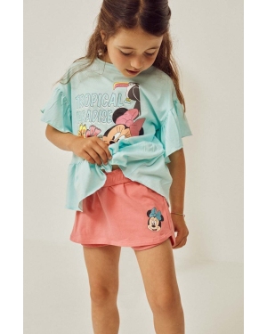 zippy t-shirt bawełniany dziecięcy x Disney kolor niebieski