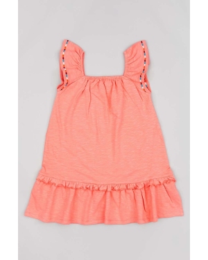 zippy sukienka dziecięca kolor pomarańczowy mini rozkloszowana