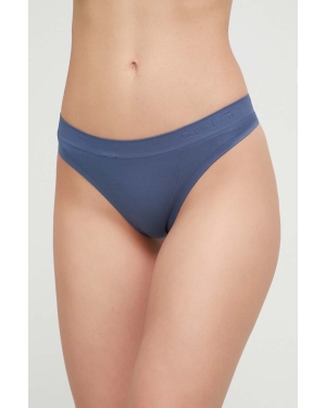 Calvin Klein Underwear stringi kolor niebieski