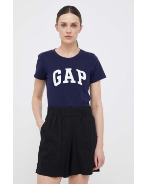 GAP t-shirt bawełniany 2-pack kolor beżowy