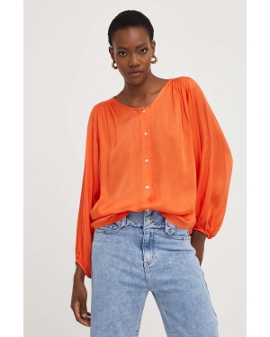 Answear Lab koszula damska kolor pomarańczowy relaxed