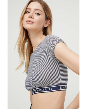 Emporio Armani Underwear t-shirt lounge kolor granatowy