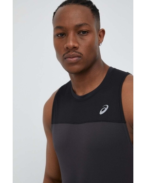 Asics t-shirt do biegania Race Singlet kolor czarny