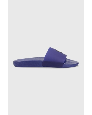 Polo Ralph Lauren klapki Polo Slide męskie kolor niebieski 809892946001