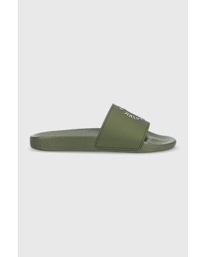 Polo Ralph Lauren klapki Polo Slide męskie kolor zielony 809892947003