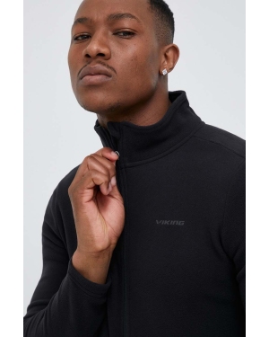 Viking bluza sportowa Tesero męska kolor czarny gładka
