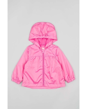 zippy kurtka niemowlęca kolor różowy