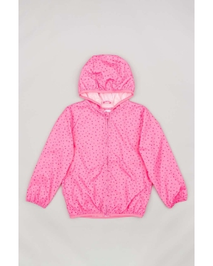 zippy kurtka dziecięca kolor różowy
