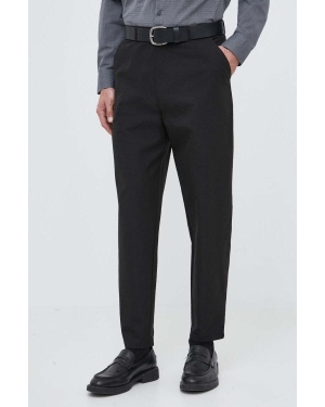 Armani Exchange spodnie męskie kolor czarny proste