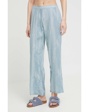Calvin Klein Underwear spodnie piżamowe damskie kolor niebieski