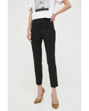 Marciano Guess spodnie damskie kolor czarny dopasowane high waist