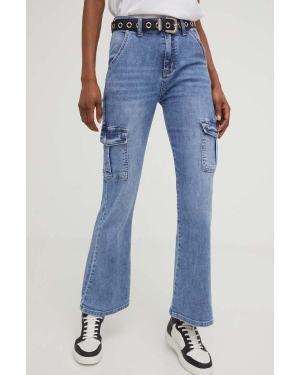 Answear Lab jeansy cargo damskie high waist