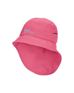 Jack Wolfskin kapelusz dziecięcy VILLI VENT LONG HAT K kolor różowy
