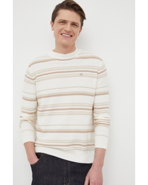 Pepe Jeans sweter bawełniany Perkin kolor beżowy lekki