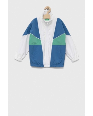 United Colors of Benetton kurtka dziecięca kolor biały