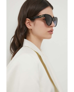 Love Moschino okulary przeciwsłoneczne damskie kolor czarny