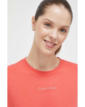 Calvin Klein Performance t-shirt sportowy Essentials kolor pomarańczowy