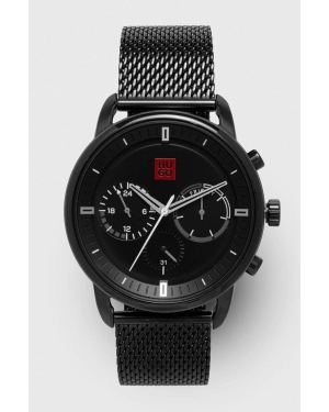 Hugo zegarek 1530260 męski kolor czarny