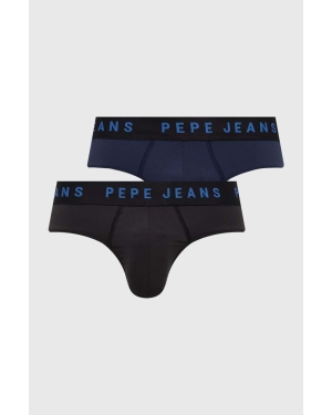 Pepe Jeans slipy 2-pack męskie kolor granatowy
