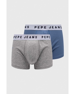 Pepe Jeans bokserki 2-pack męskie kolor niebieski