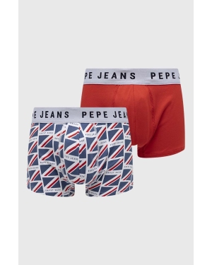Pepe Jeans bokserki 2-pack męskie kolor czerwony