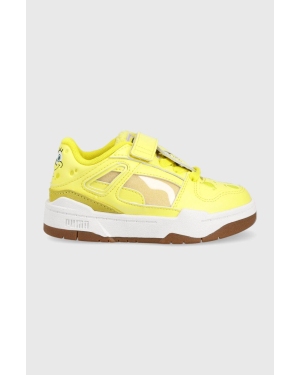 Puma sneakersy dziecięce Slipstream Spongebob 2 AC+ PS kolor żółty