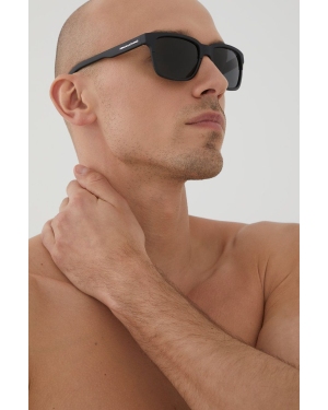 Armani Exchange Okulary przeciwsłoneczne 0AX4026S męskie kolor czarny
