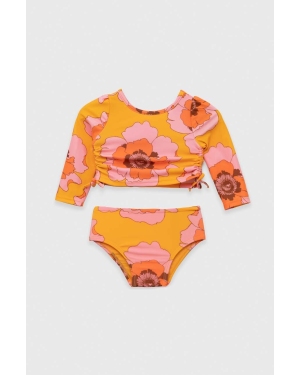 GAP dwuczęściowy strój kąpielowy niemowlęcy kolor pomarańczowy