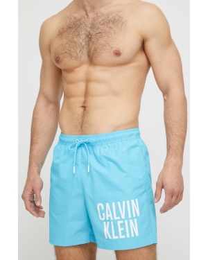 Calvin Klein szorty kąpielowe kolor niebieski