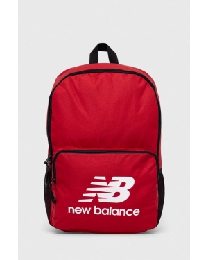 New Balance plecak BG93040GSCW kolor czerwony duży gładki