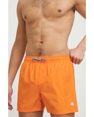 Pepe Jeans szorty kąpielowe kolor pomarańczowy