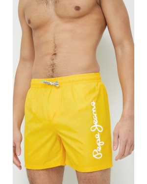 Pepe Jeans szorty kąpielowe Finnick kolor żółty