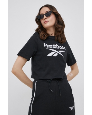 Reebok T-shirt HB2276 damski kolor czarny