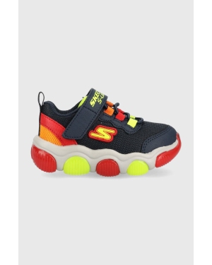 Skechers sneakersy dziecięce Mighty Glow kolor granatowy