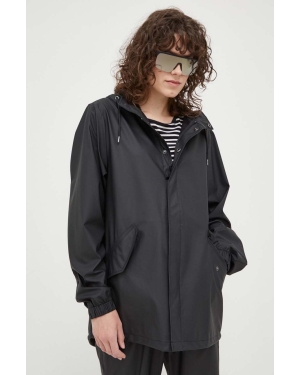 Rains kurtka przeciwdeszczowa 18010 Fishtail Jacket kolor czarny przejściowa 18010.01-01Black