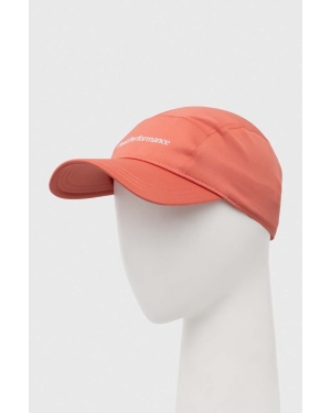 Peak Performance czapka z daszkiem Tech Player kolor różowy z nadrukiem