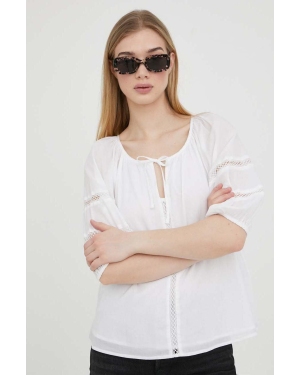 Abercrombie & Fitch t-shirt kolor biały