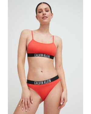 Calvin Klein figi kąpielowe kolor pomarańczowy