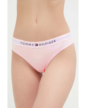 Tommy Hilfiger stringi kolor różowy UW0UW04146