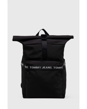 Tommy Jeans plecak męski kolor czarny duży z nadrukiem