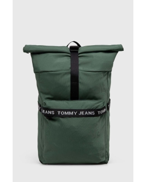 Tommy Jeans plecak męski kolor zielony duży z nadrukiem