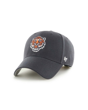 47brand czapka z daszkiem z domieszką wełny MLB Detroit Tigers kolor granatowy z aplikacją