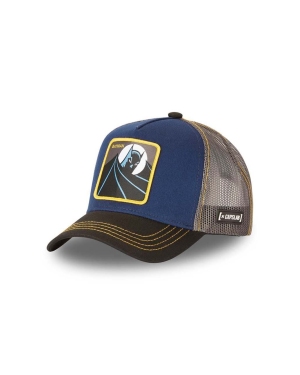 Capslab czapka z daszkiem DC COMICS kolor niebieski wzorzysta